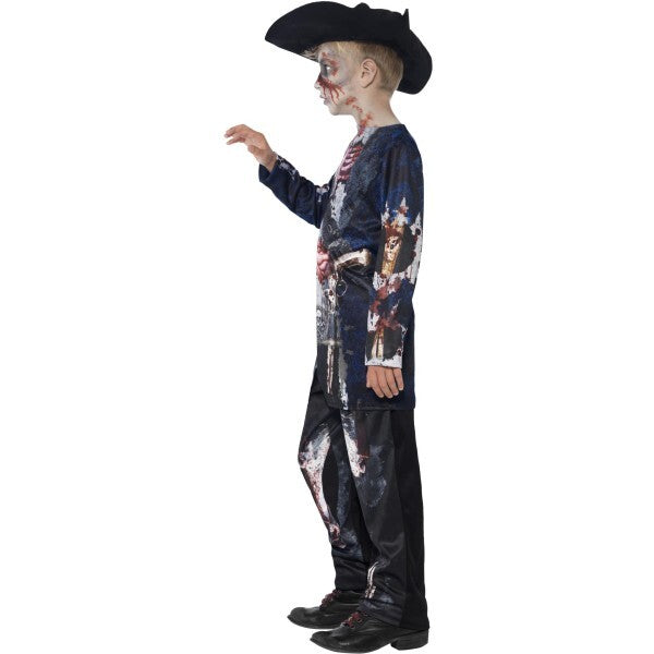 Smiffys deluxe pirate costume with hat and trousers, UK version