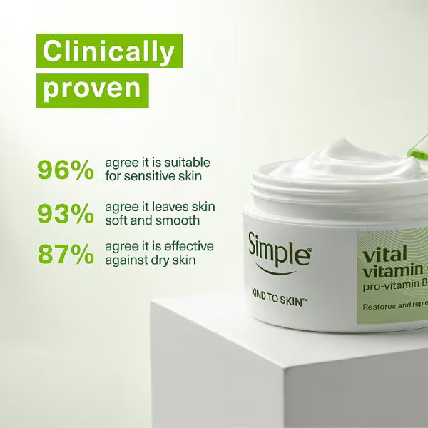Simple Kind to Skin Vital Vitamin Night Cream 50ml (British brand)