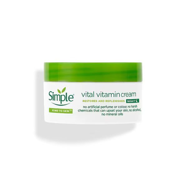 Simple Kind to Skin Vital Vitamin Night Cream 50ml (British brand)