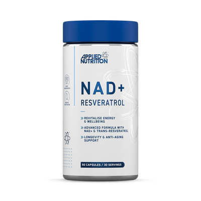Holland & Barrett Applied Nutrition NAD+ Trans Resveratrol 60 Capsules- Buy online at McGrocer