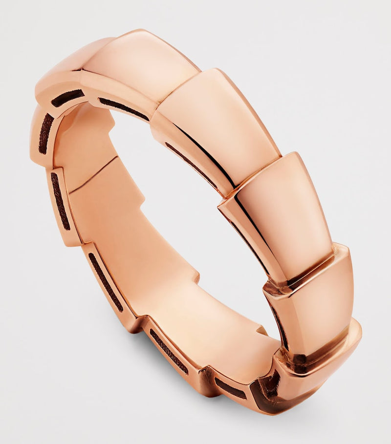 Bvlgari Serpenti Viper wedding band rose gold 5mm - British product
