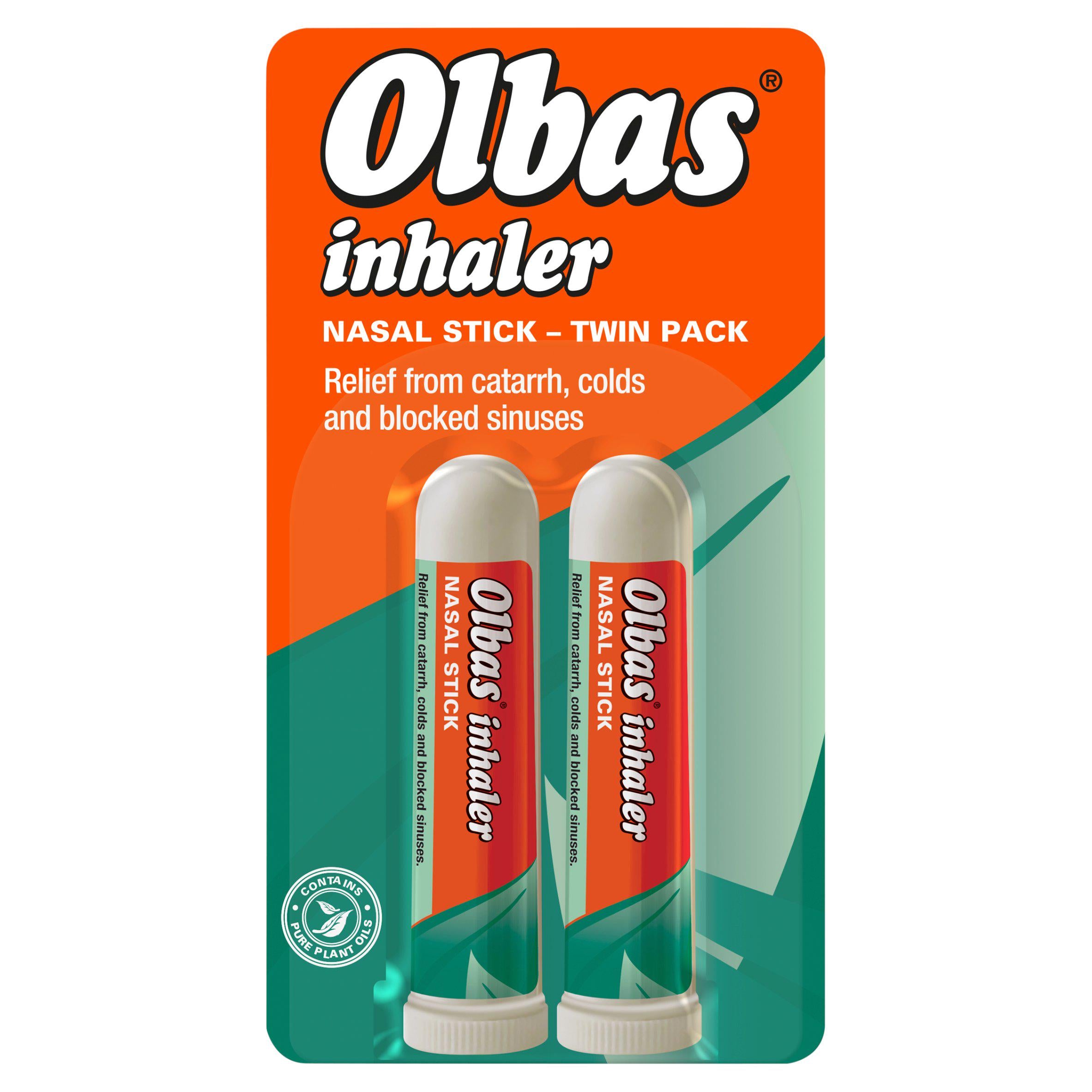 Olbas Inhaler Nasal Stick Twin Pack 2x695mg GOODS Sainsburys   