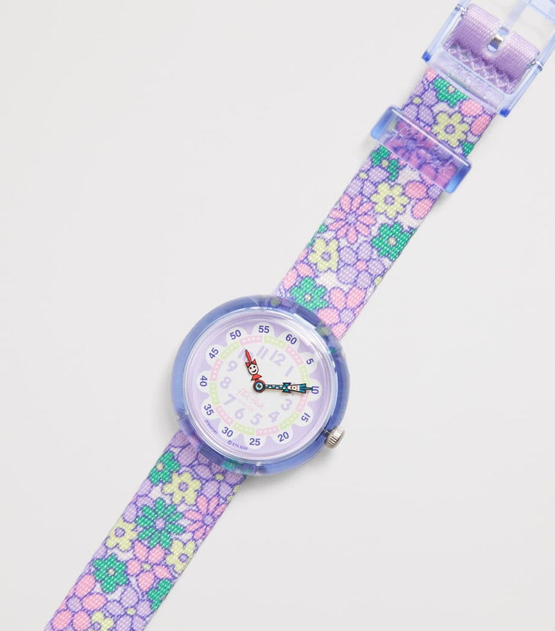 Flik Flak Flower Fields watch 31.85mm, UK version