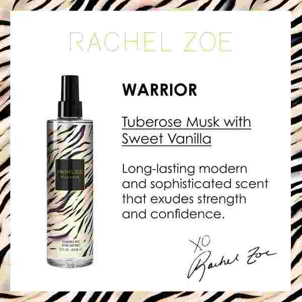 Rachel Zoe Warrior Fragrance Mist 300ml, imported from the UK