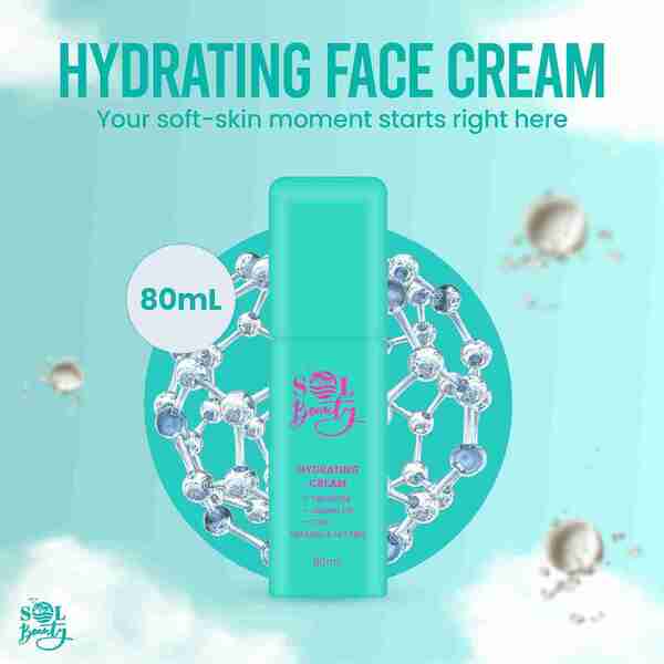 Sol Beauty hydrating face cream 80ml, UK version