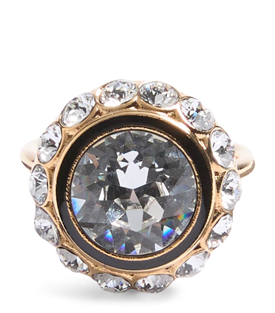 Valentino Garavani crystal VLogo signature ring, UK version