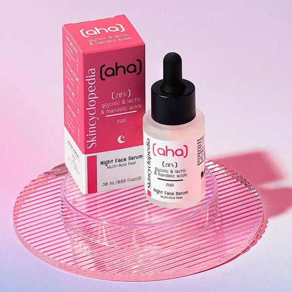 Skincyclopedia face serum 20% AHA PHA 30ml (British brand)