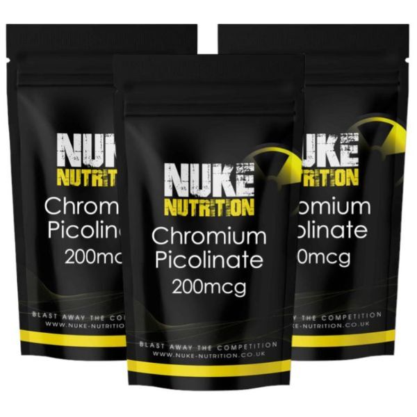 Nuke Nutrition Chromium Picolinate Tablets 200mg - 180ct