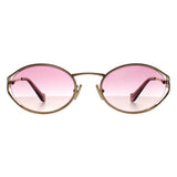 Miu Miu gold gradient oval sunglasses, UK version