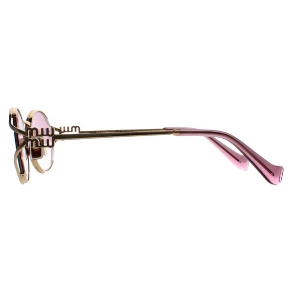 Miu Miu gold gradient oval sunglasses, UK version