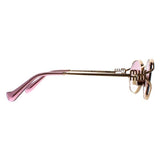 Miu Miu gold gradient oval sunglasses, UK version