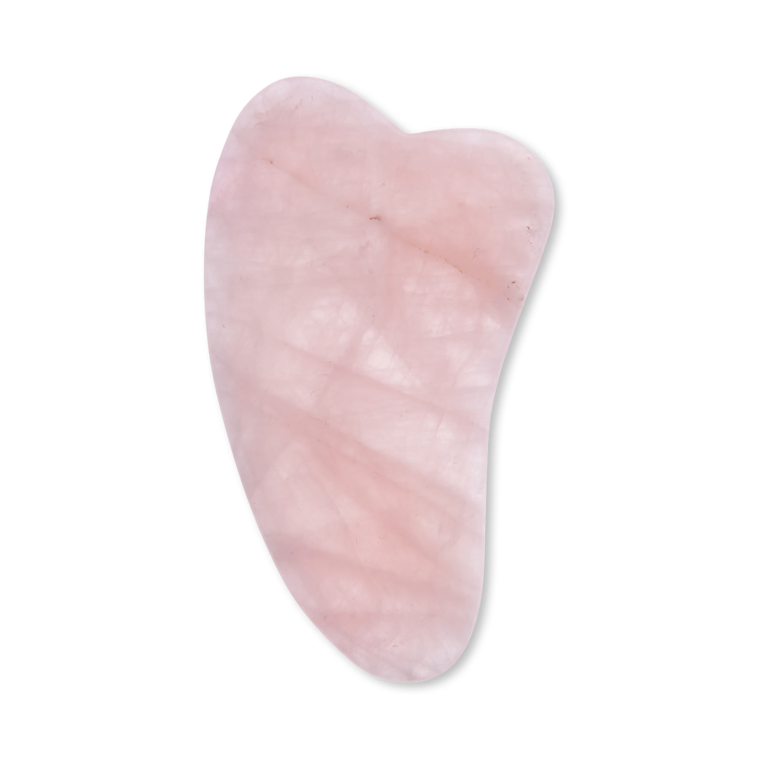 Genuine Crystal rose quartz gua sha facial tool, UK version