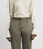 Harrods classic leather slim belt (British brand)