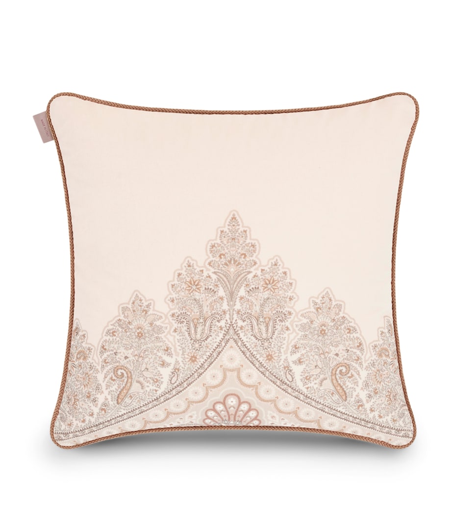 Etro cotton velvet Kiri cushion 45cm x 45cm - British product
