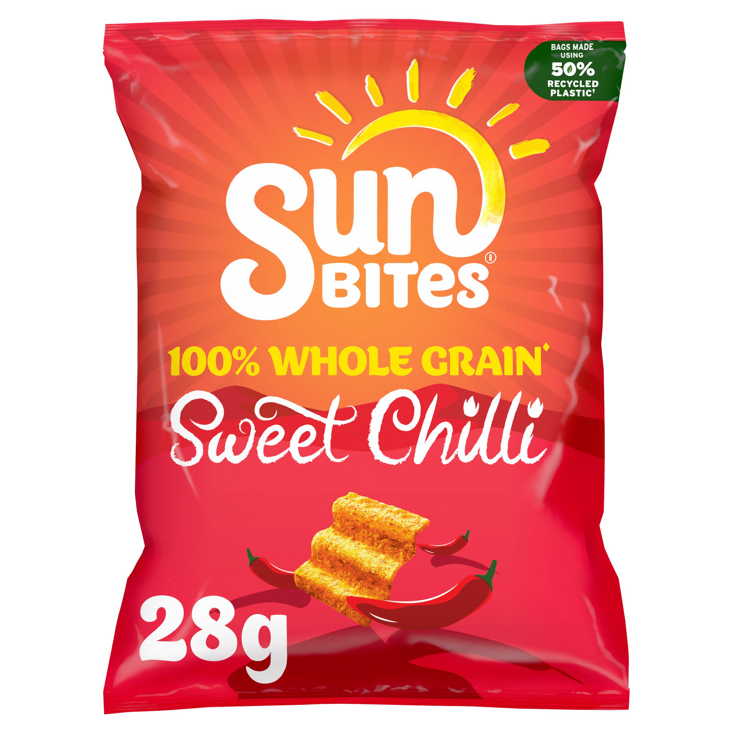 Sunbites Sun Ripened Sweet Chilli Snacks 28g GOODS Sainsburys   