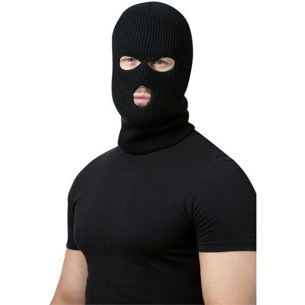 Smiffys black balaclava ski mask - British product