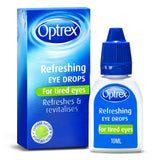 Optrex Refreshing Eye Drops for Tired Eyes 10ml eye & contact lens care Sainsburys   