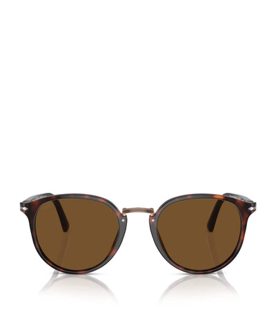 Harrods Persol Acetate Rounded Square Sunglasses- Buy online at McGrocer
