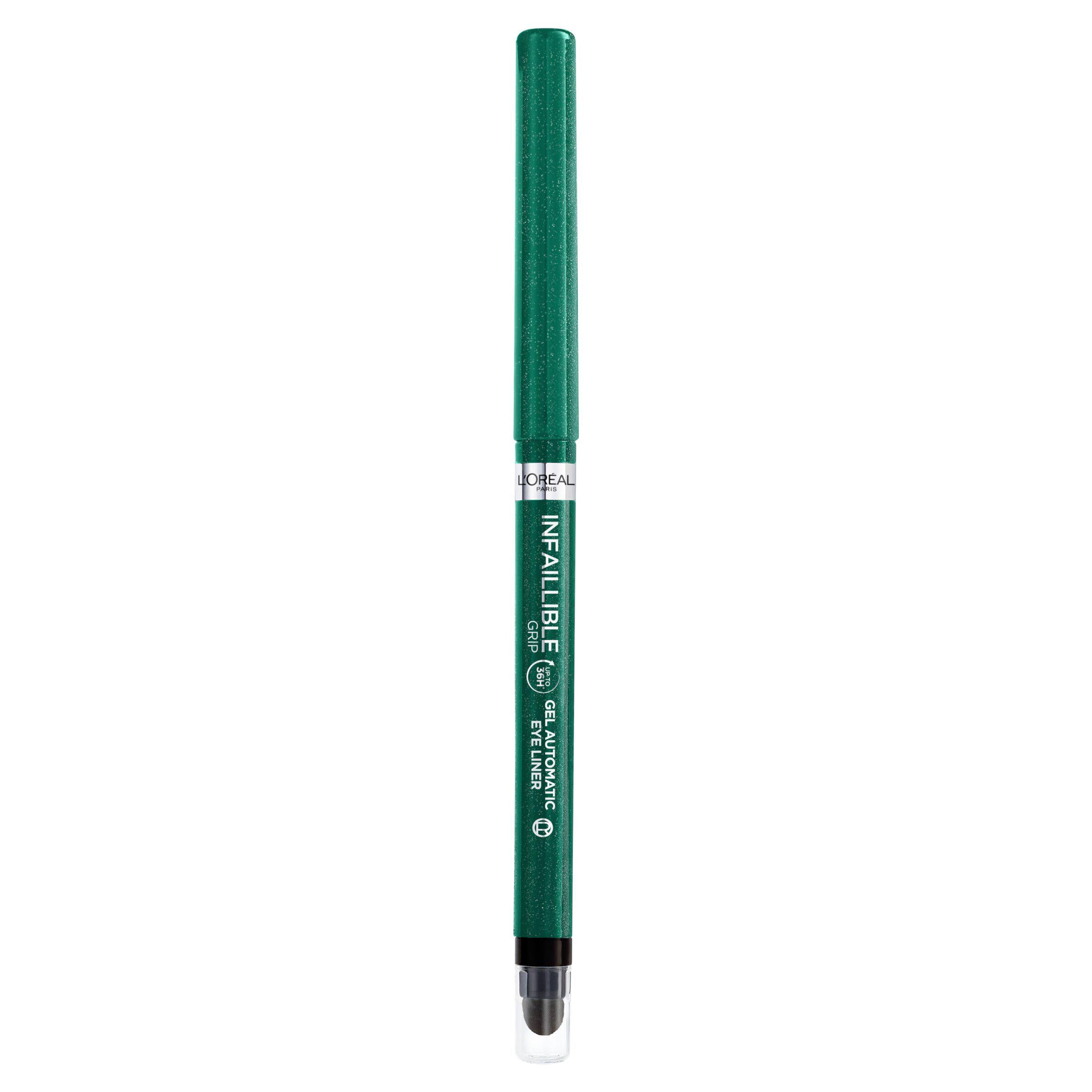 L'Oreal Paris Infallible Grip 36h Gel Automatic Eyeliner Semi Permanent Emerald Green GOODS Sainsburys   