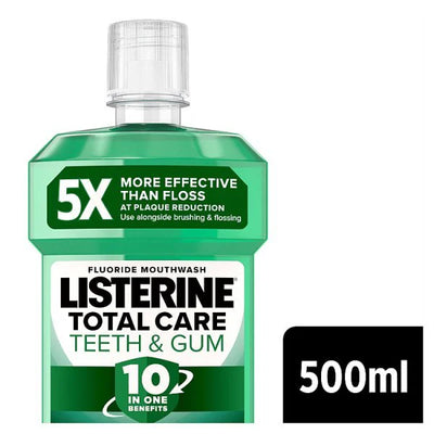 Superdrug Listerine Total Care Teeth And Gum Mouthwash 500ml- Online bei McGrocer kaufen