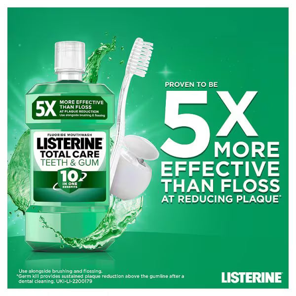 Listerine Teeth And Gum Mouthwash 500ml, UK version