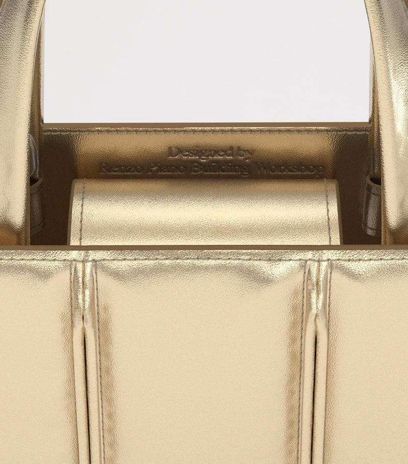 Max Mara Whitney Bag metallic leather handbag (British brand)