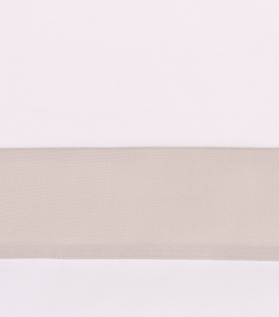 Frette Cotton Breeze Border king duvet cover, imported from the UK