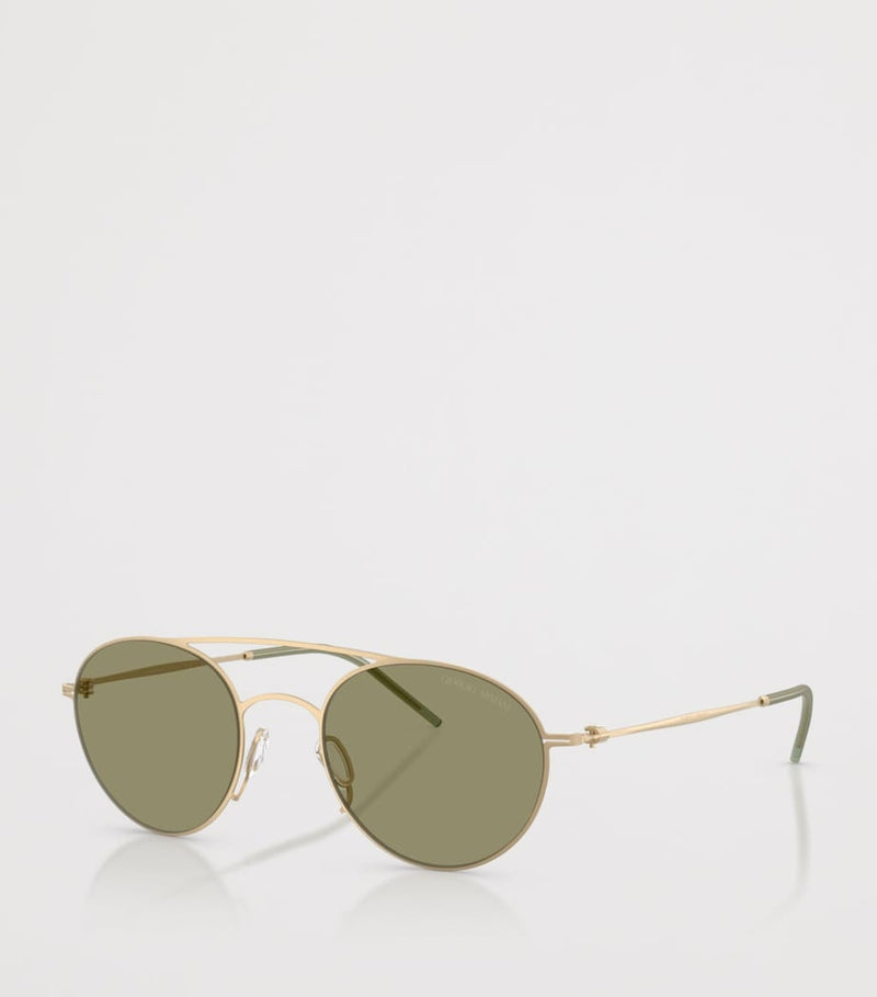 Giorgio Armani round metal sunglasses AR6169 (British brand)