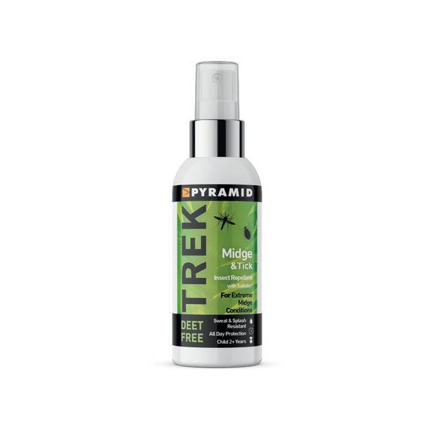 Pyramid Trek midge and tick repellent 60ml - British product