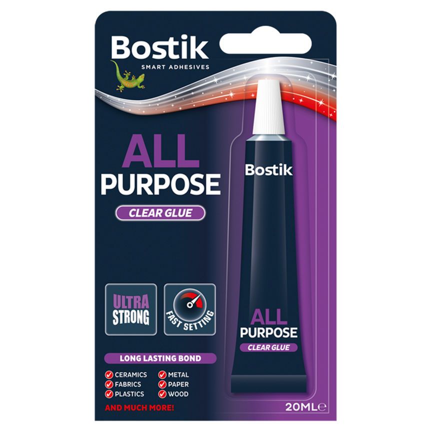 Bostik Glu &amp; Fix All Purpose Clear Glue