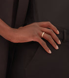 Bvlgari Serpenti Viper wedding band in rose gold - British product