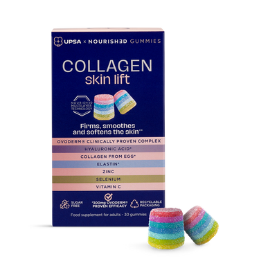 Holland & Barrett UPSA x Nourished 7-in-1 Collagen Skin Lift Gummies- Buy online at McGrocer