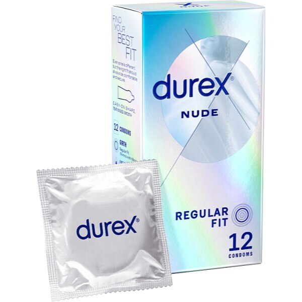 Durex Nude Condoms Enhanced Sensitivity Regular Fit 12s GOODS Superdrug   