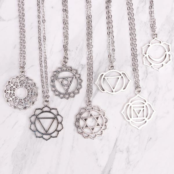 Myga Crown Chakra necklace 43cm, UK version