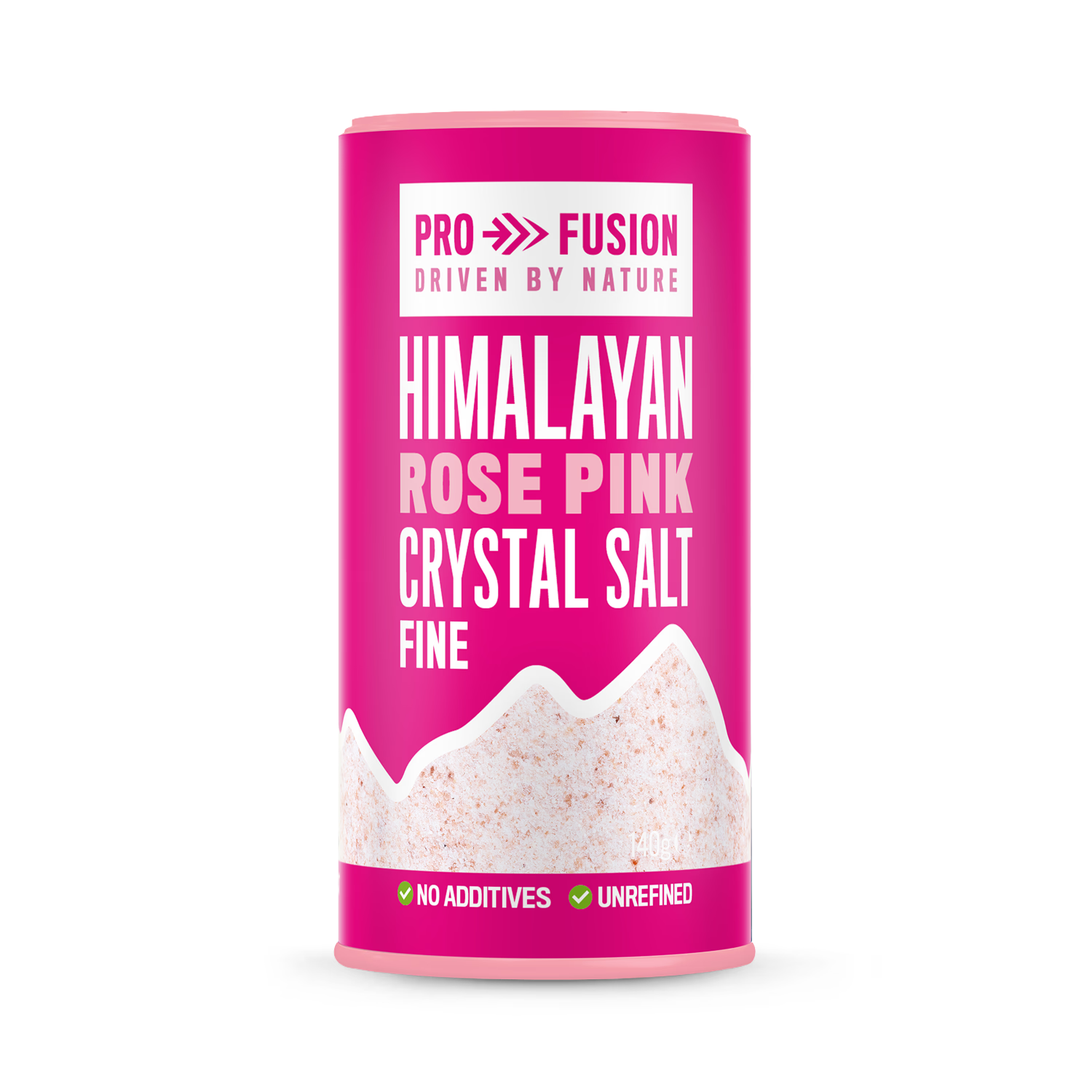Profusion Himalayan Pink Salt Crystal 140g, imported from the UK