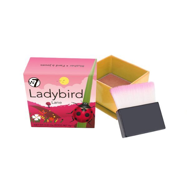 W7 Boxed Blusher Ladybird Lane 6g Powder (British brand)