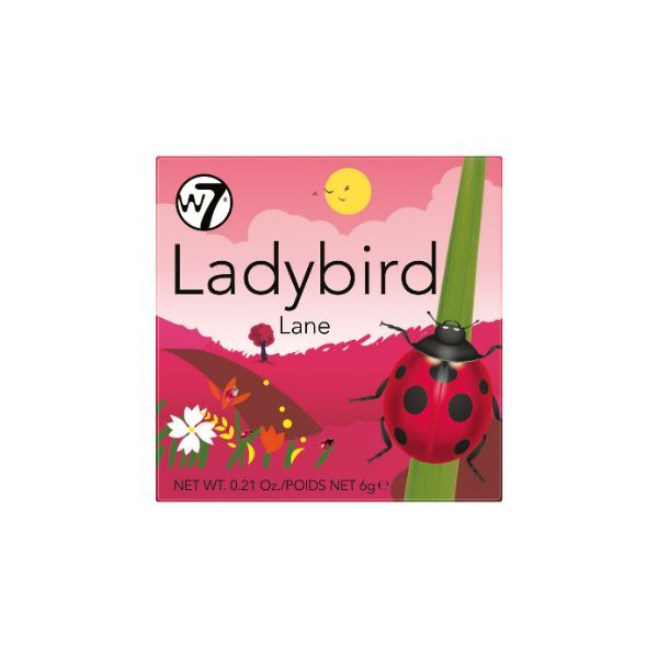 W7 Boxed Blusher Ladybird Lane 6g Powder (British brand)