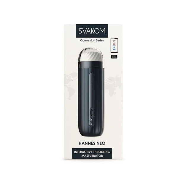 Svakom Hannes Neo heated vibrating male masturbator, UK version