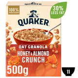 Quaker Oat Honey & Almond Granola 500g GOODS Sainsburys   