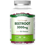 Nature's Truth Beetroot Extract 3000mg 60 Tablets, imported from the UK