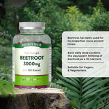 Nature's Truth Beetroot Extract 3000mg 60 Tablets, imported from the UK