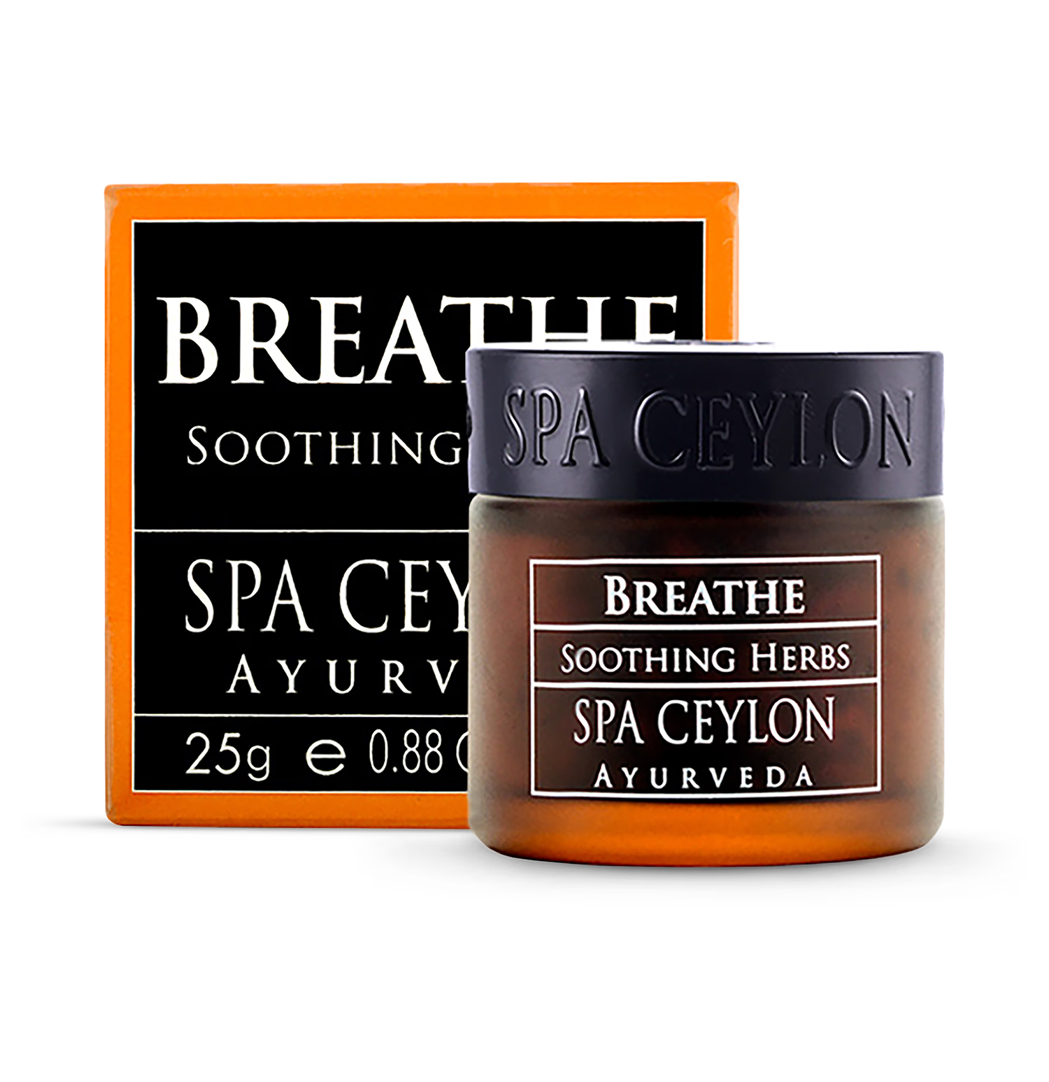 Breathe Soothing Herbs 25g jar, imported from the UK