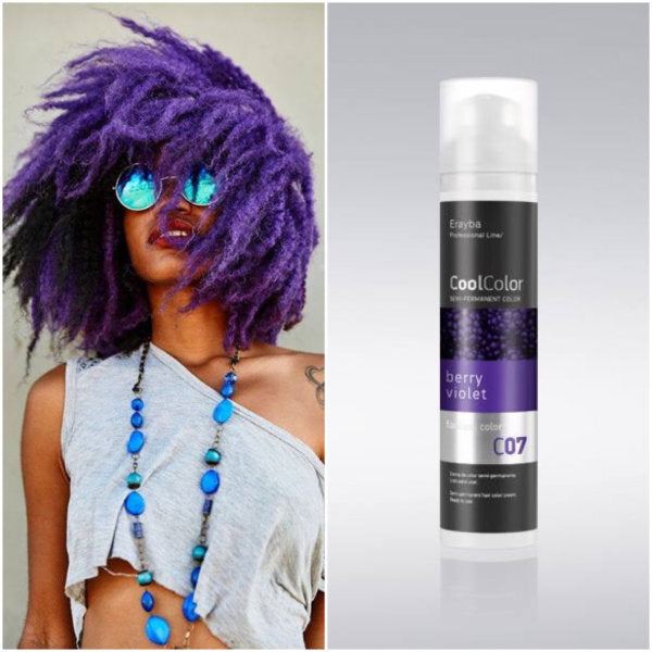 Erayba Cool Colour Violet hair dye 100ml - British product