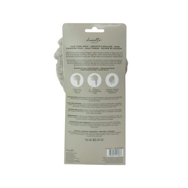 Danielle Creations hair towel wrap micro-weave (British brand)