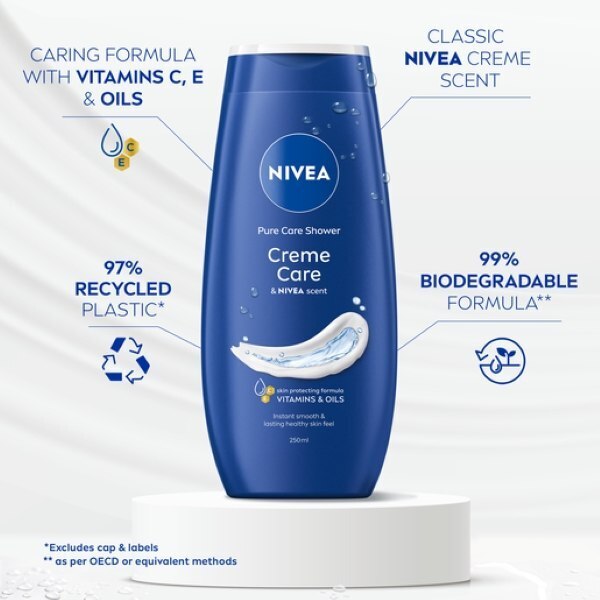 NIVEA Creme Care Shower Cream 250ml GOODS Superdrug   