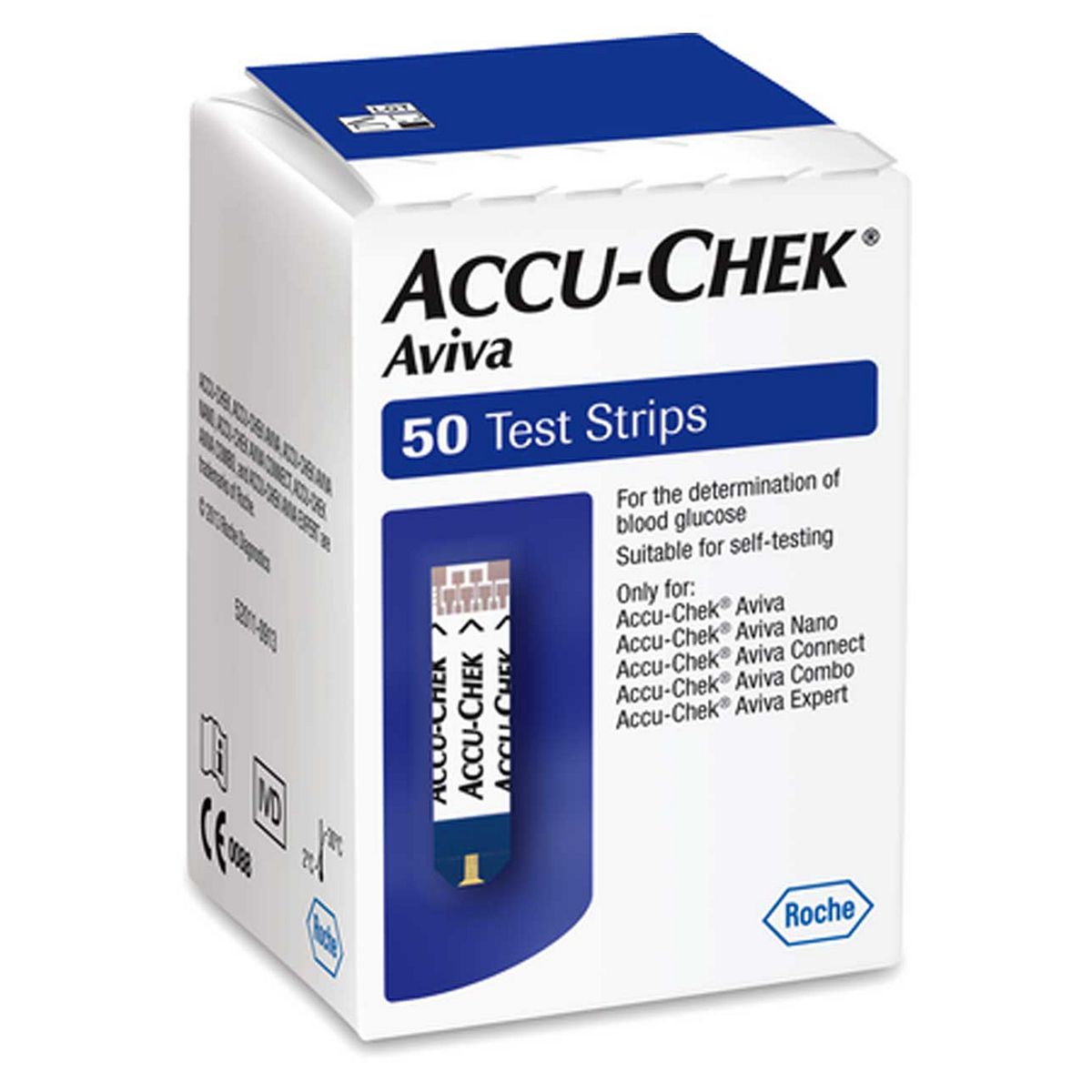 Accu-Chek® Aviva Blood Glucose Test Strips - 50 strips GOODS Boots   