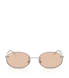 Ray-Ban RB3767 Metal Oval Sunglasses, UK version