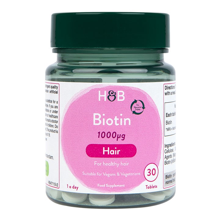 Holland & Barrett Biotin 1000ug 120 Tablets Biotin Holland&Barrett   