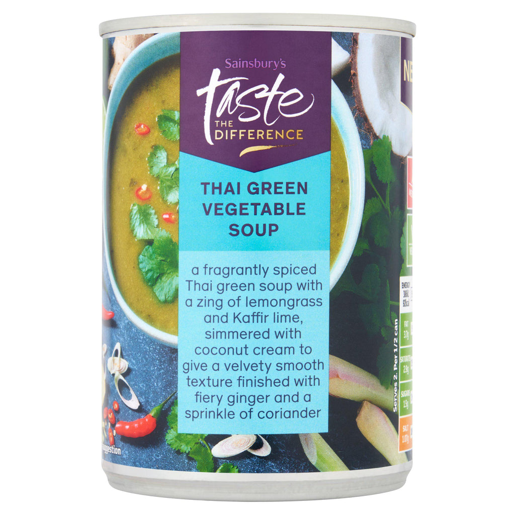 Sainsbury's Thai Green Vegetable Soup, Taste the Difference 380g