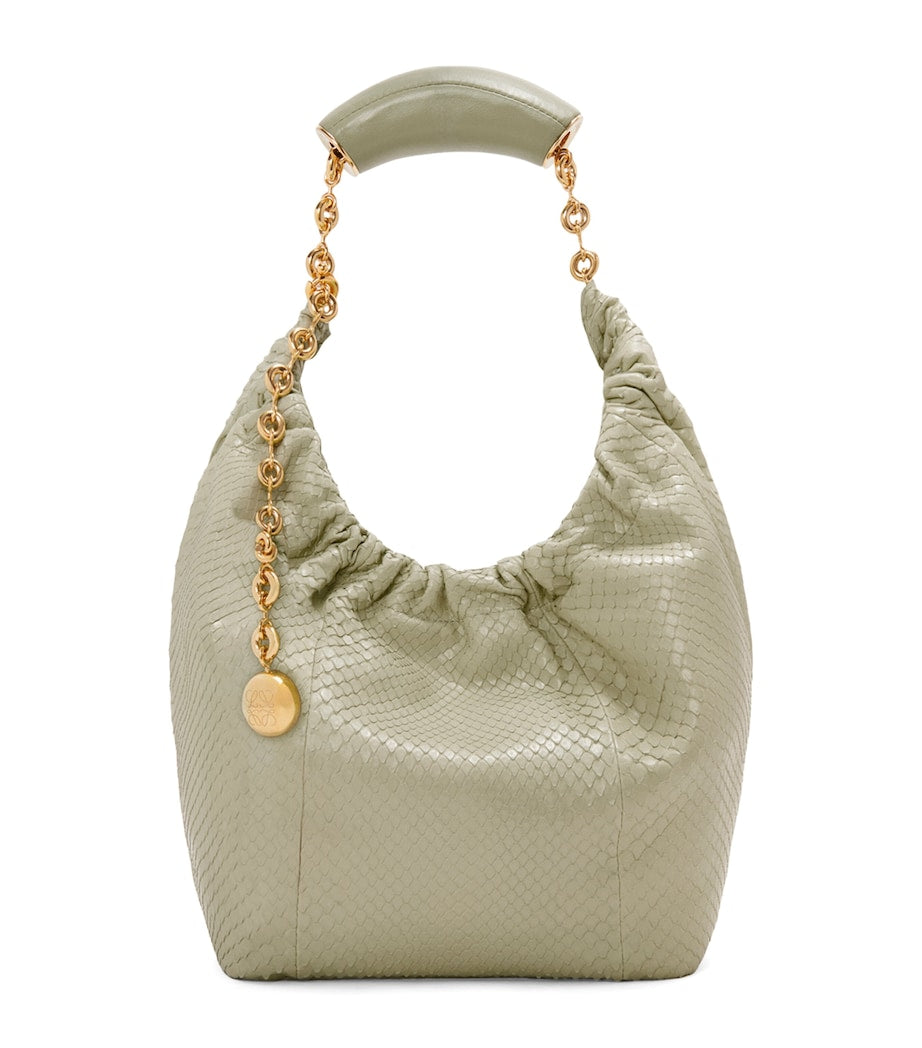 LOEWE small snakeskin squeeze shoulder bag (British brand)